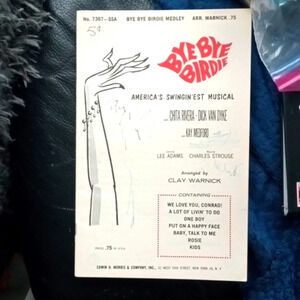Bye Bye Birdie Medley SATB Arr. Clay Warnick Charles Strouse 1960 EH Morris 5641